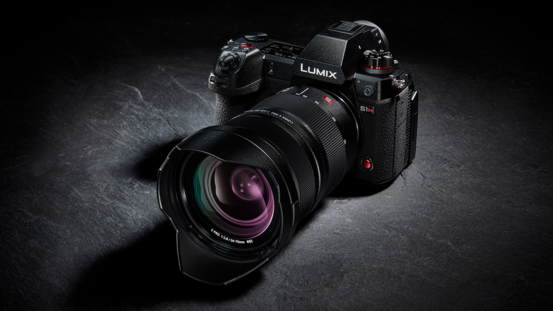 The Panasonic Lumix S1H.